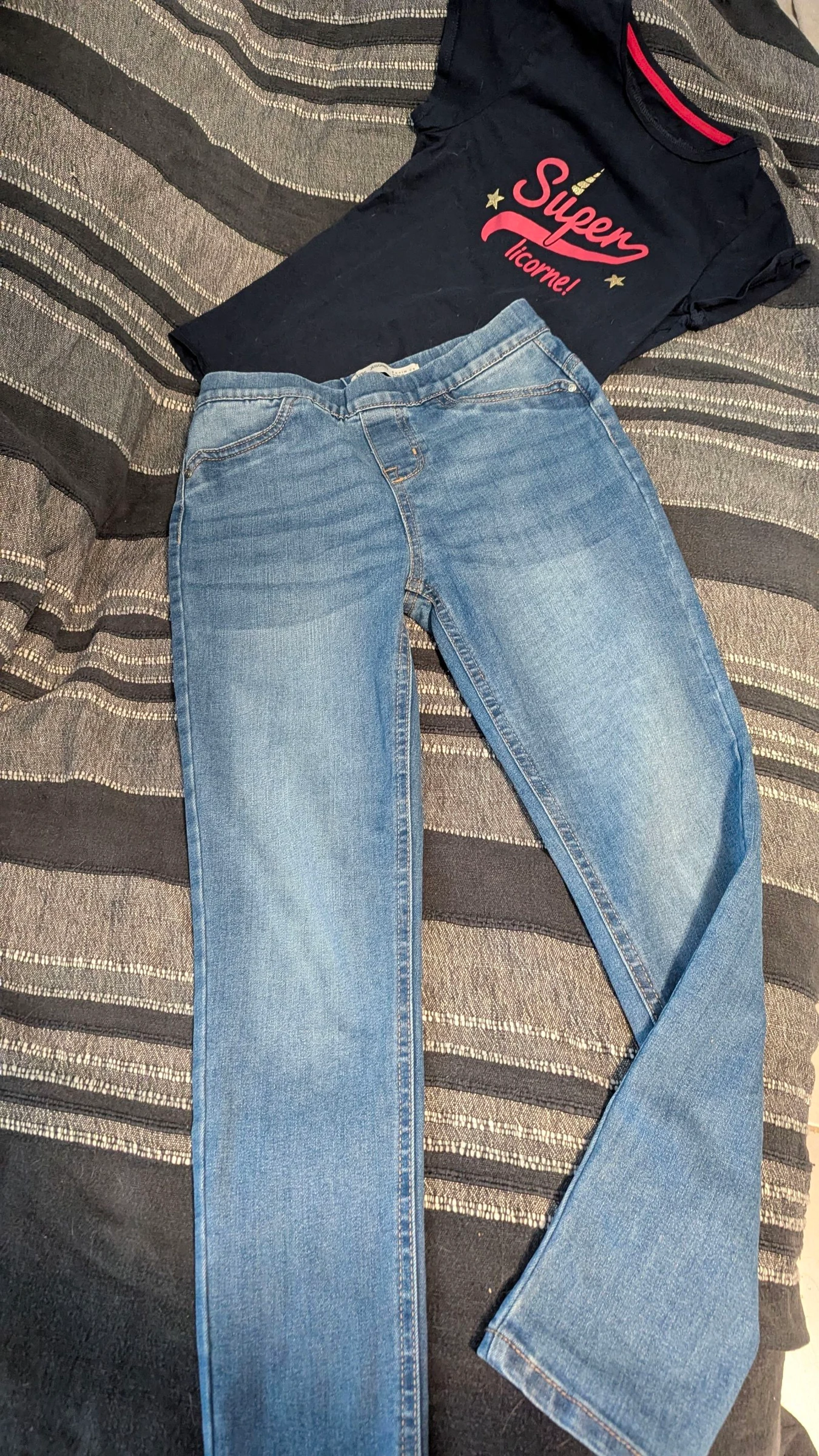 Lot jegging+t-shirt 